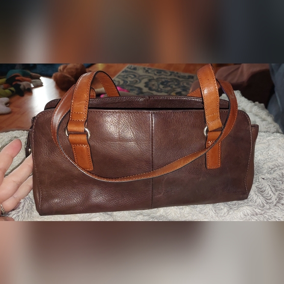 SOLD-Vintage Fossil purse shoulder bag - Picture 10 of 12